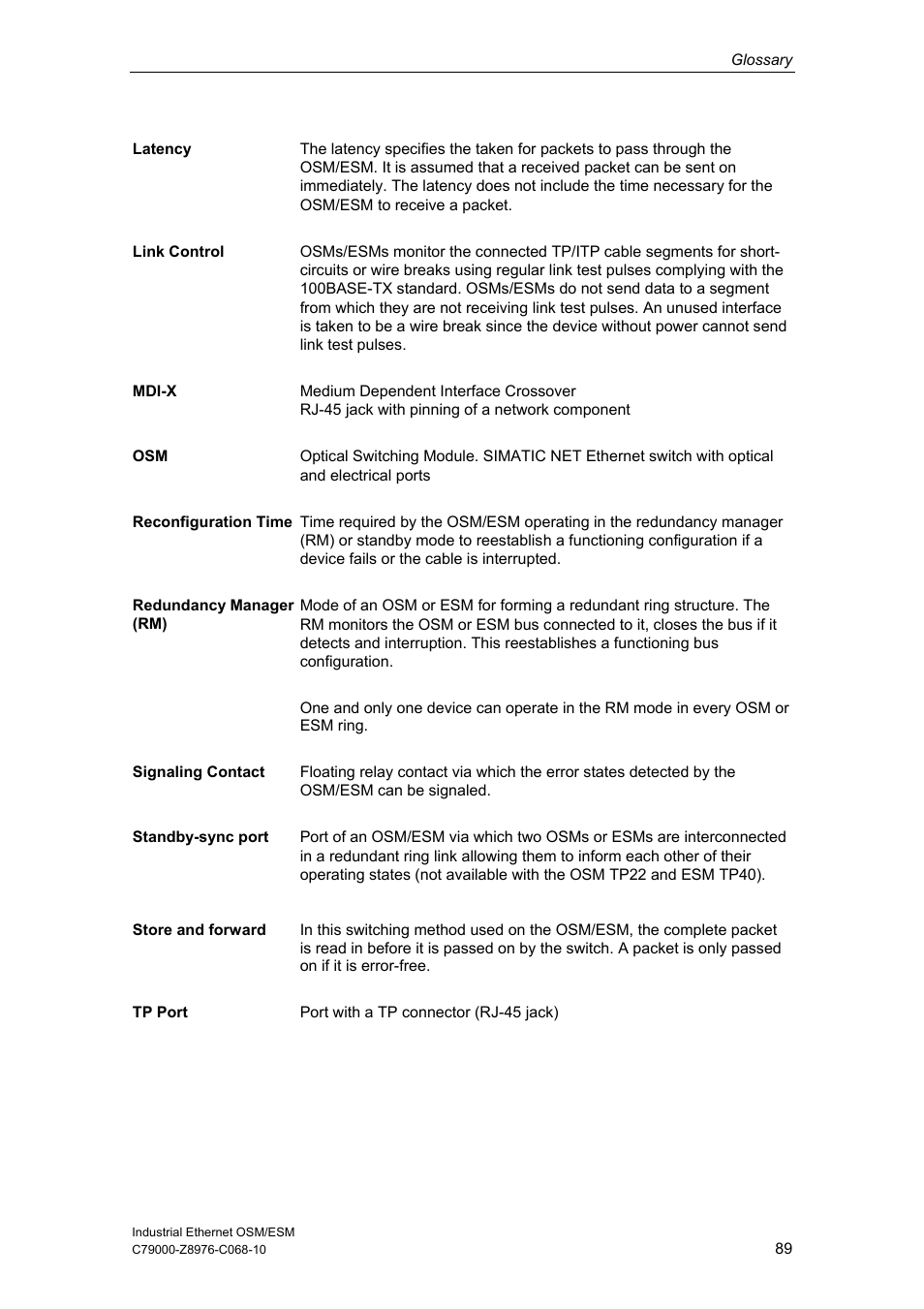 Siemens ESM User Manual | Page 93 / 98