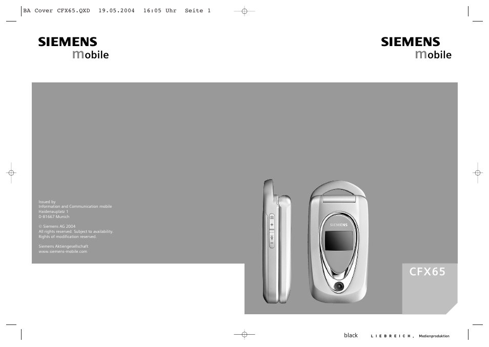 Siemens CFX65 User Manual | 77 pages