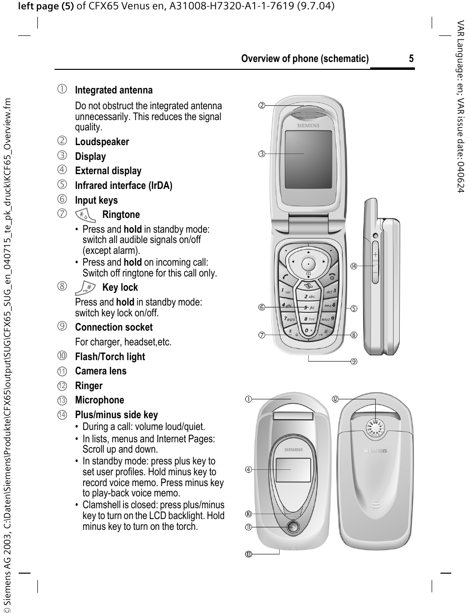 Siemens CFX65 User Manual | Page 6 / 77
