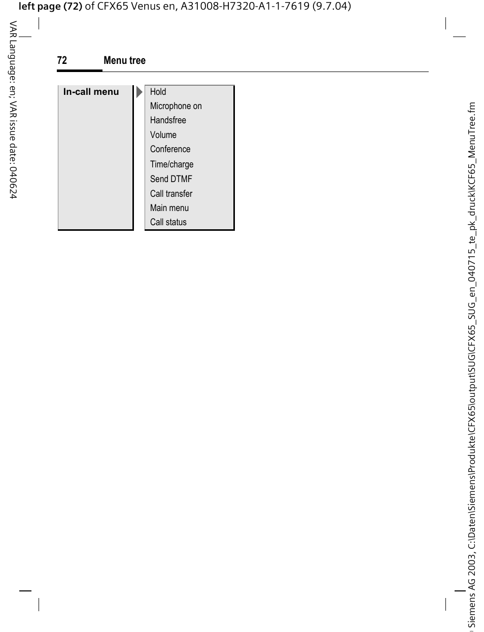 Siemens CFX65 User Manual | Page 73 / 77