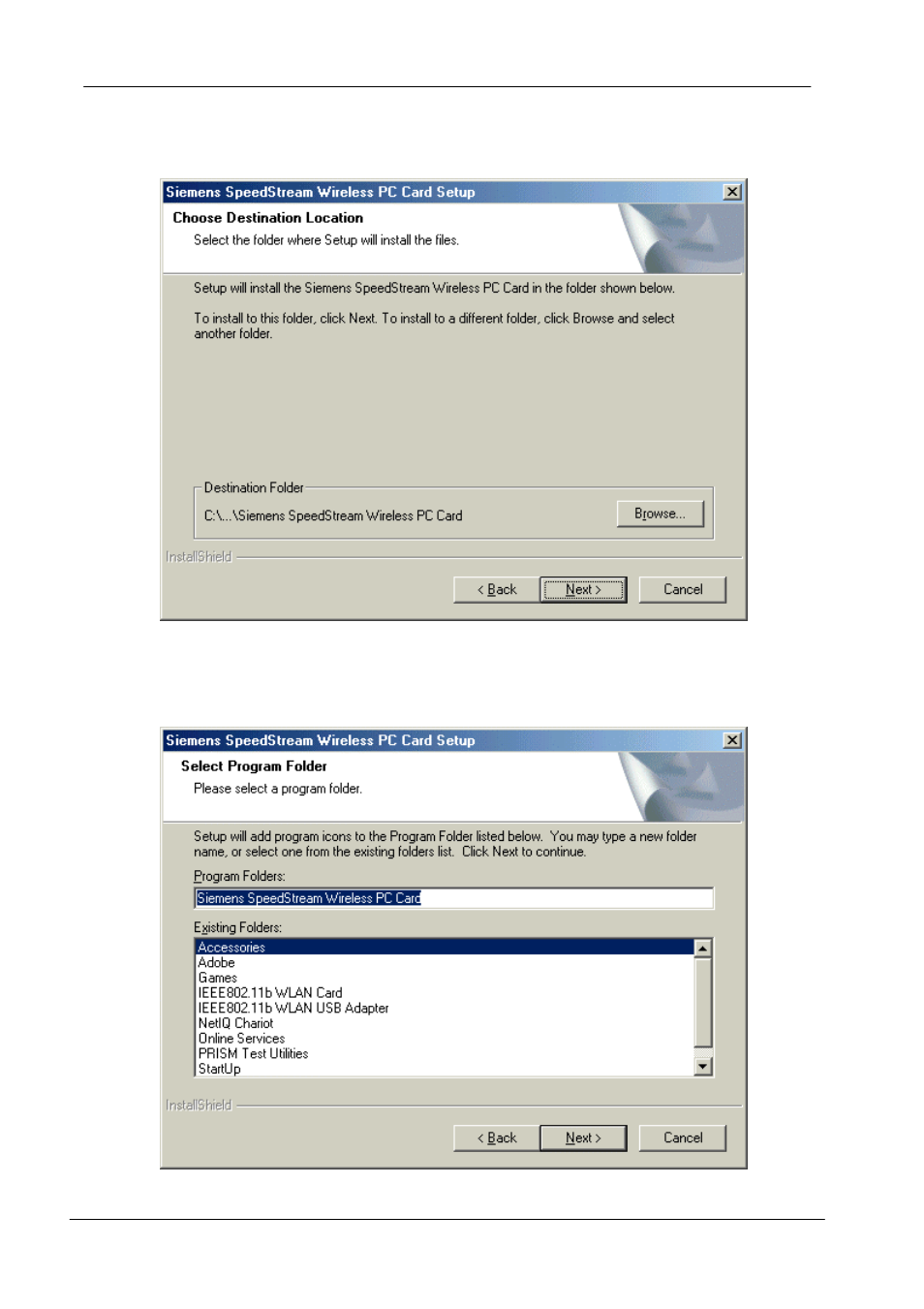 Siemens SPEEDSTREAM SS1021 User Manual | Page 22 / 40