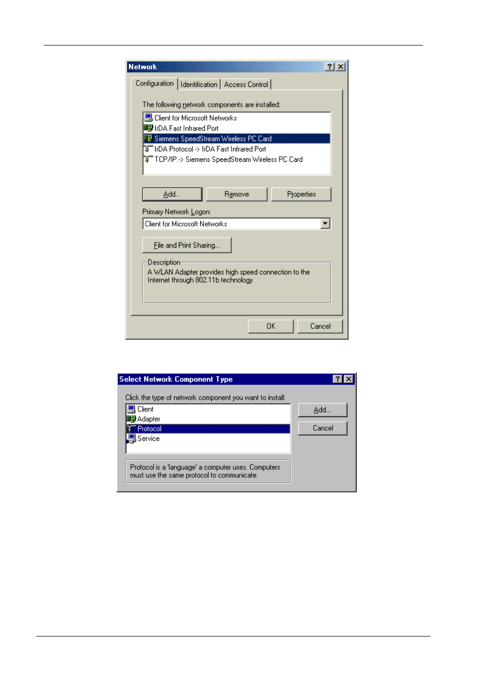 Siemens SPEEDSTREAM SS1021 User Manual | Page 37 / 40