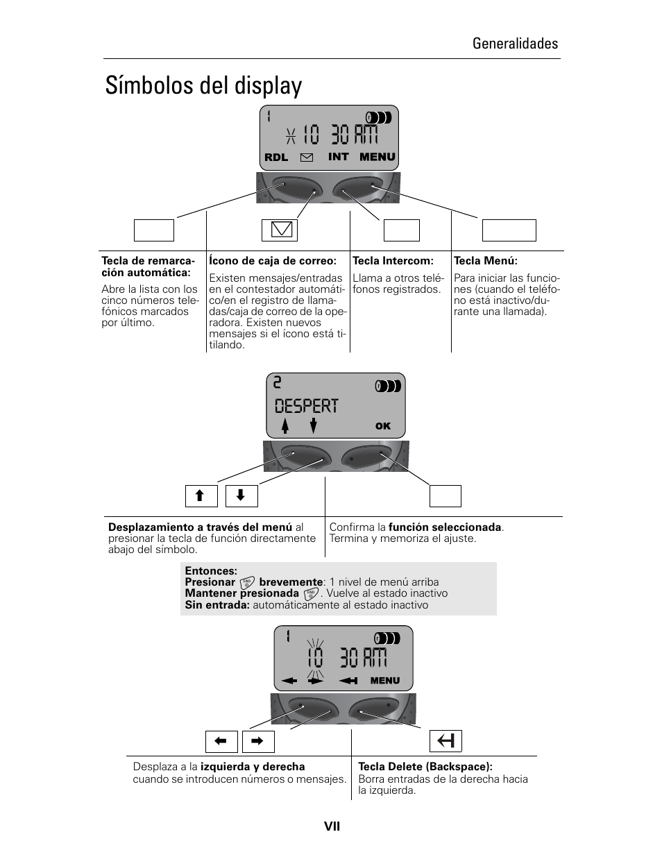 Símbolos del display | Siemens Gigaset 4015 User Manual | Page 130 / 131