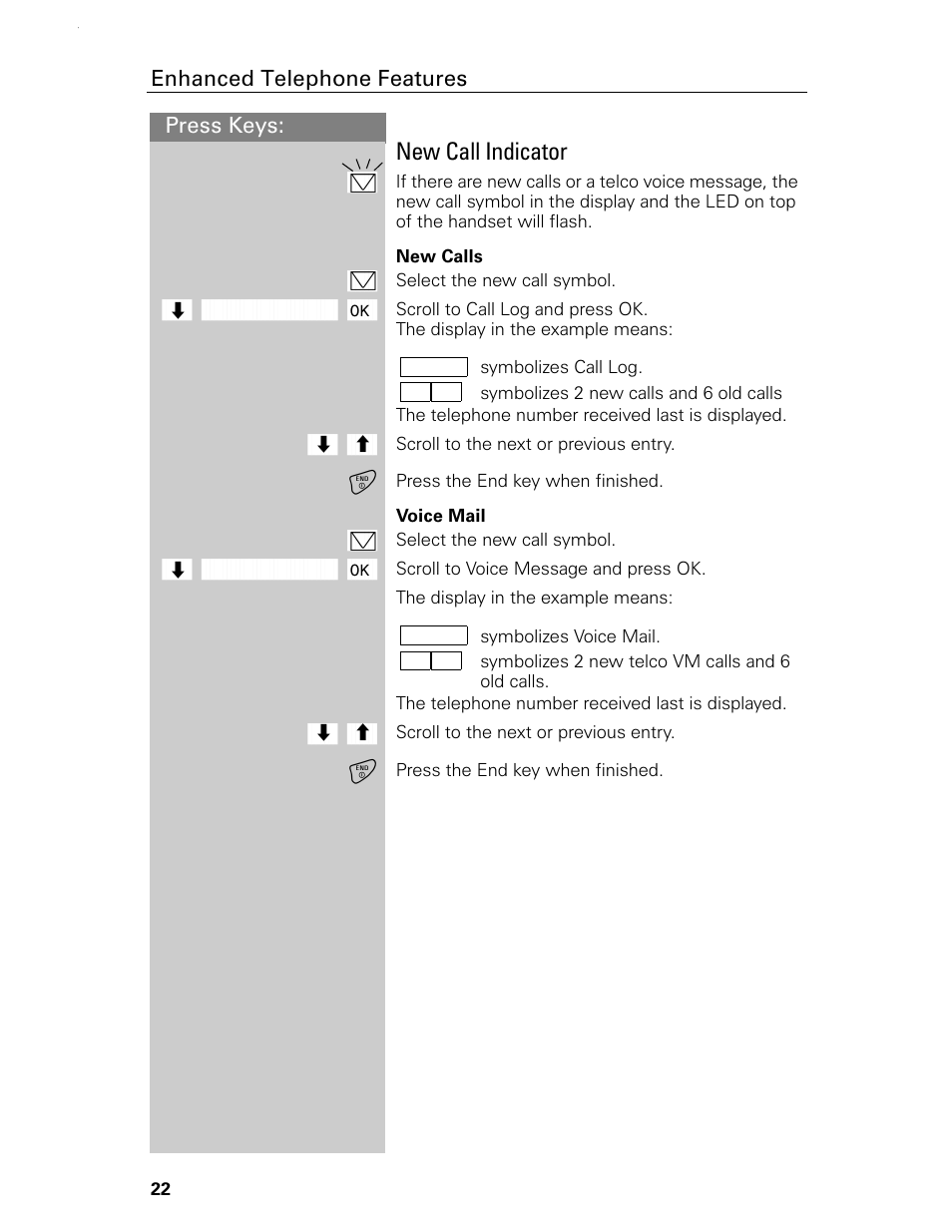 New call indicator | Siemens Gigaset 4015 User Manual | Page 28 / 131