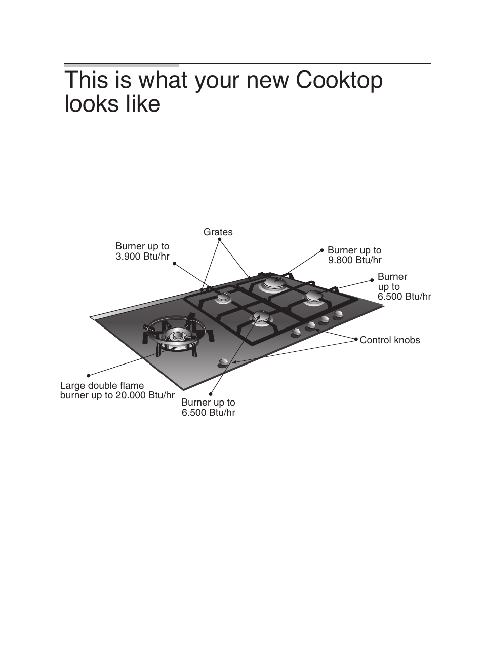 Looks like this is what your new cooktop | Siemens 5551 User Manual | Page 12 / 35