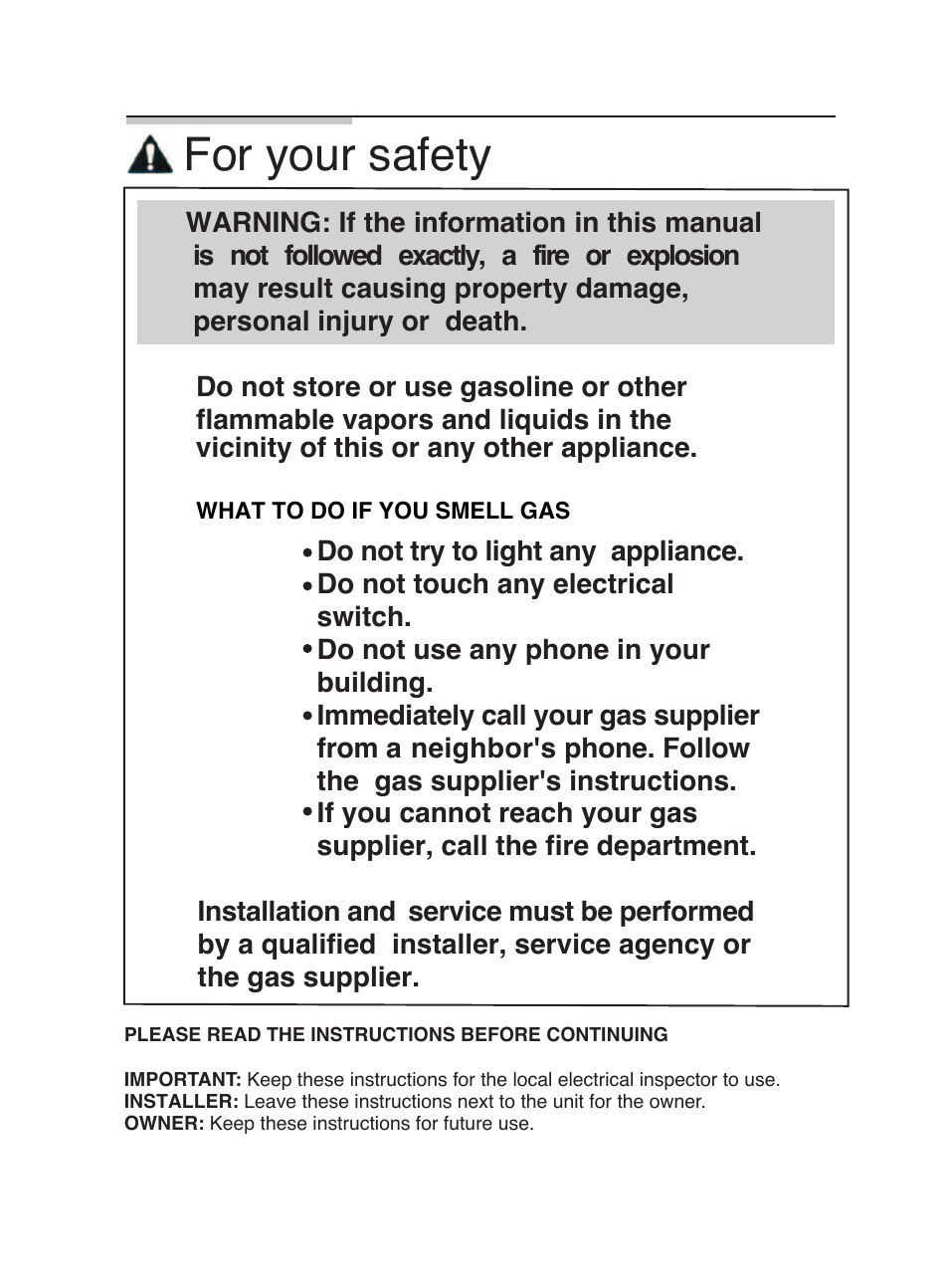 For your safety | Siemens 5551 User Manual | Page 5 / 35