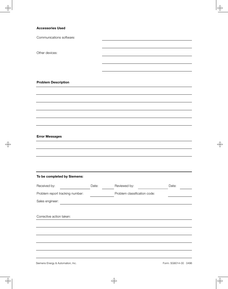 Siemens ISGS SG8158-00 User Manual | Page 118 / 121