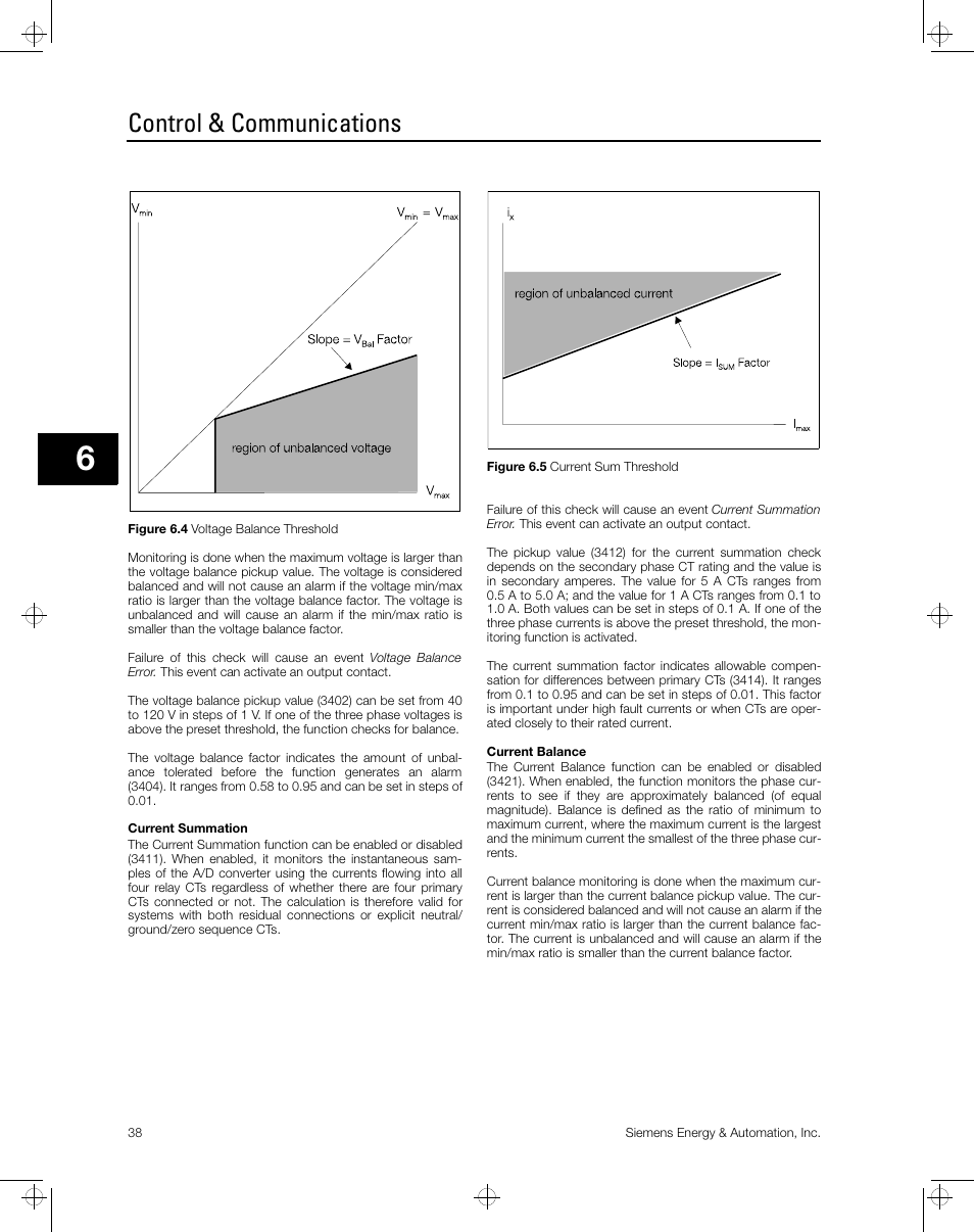 Control & communications | Siemens ISGS SG8158-00 User Manual | Page 44 / 121