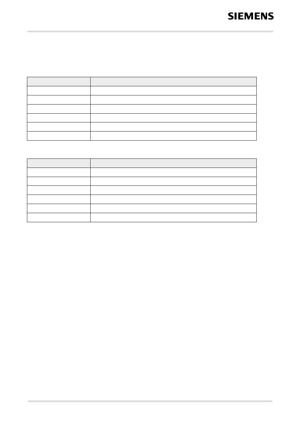 4 handling of control lines on virtual ports, 5 limitation of virtual ports, Handling of control lines on virtual ports | Limitation of virtual ports, Table 2, Table 3 | Siemens 7 User Manual | Page 14 / 36