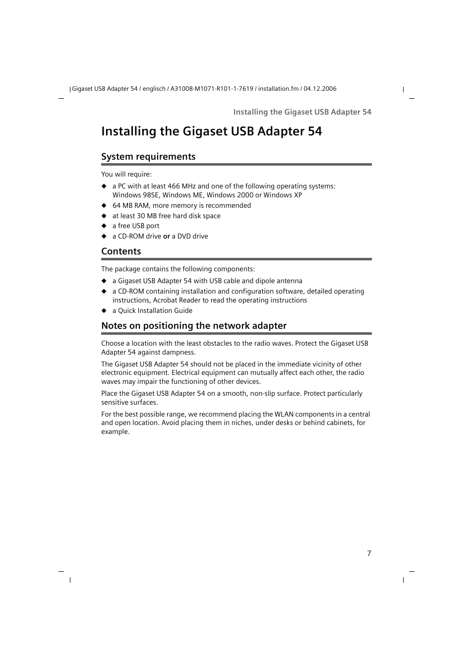 Siemens 54 User Manual | Page 9 / 56