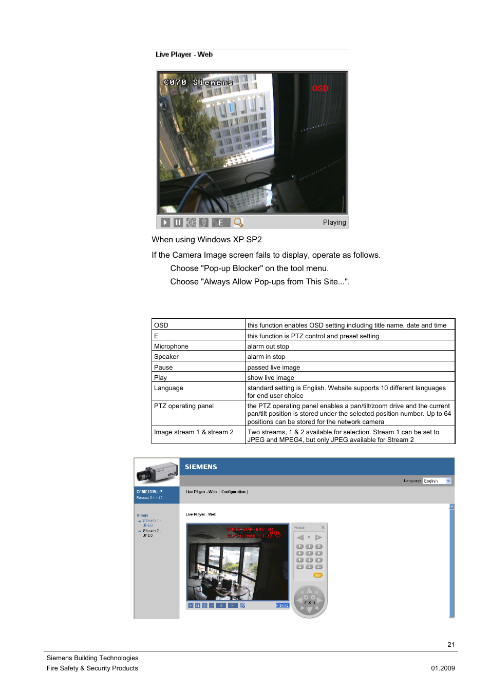 Siemens CCMX1315-LP User Manual | Page 21 / 60