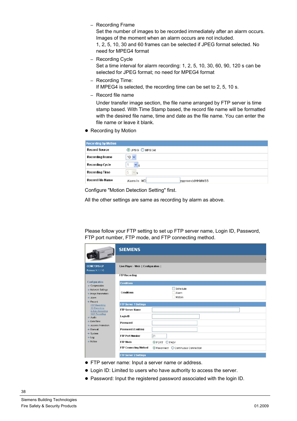 Siemens CCMX1315-LP User Manual | Page 38 / 60