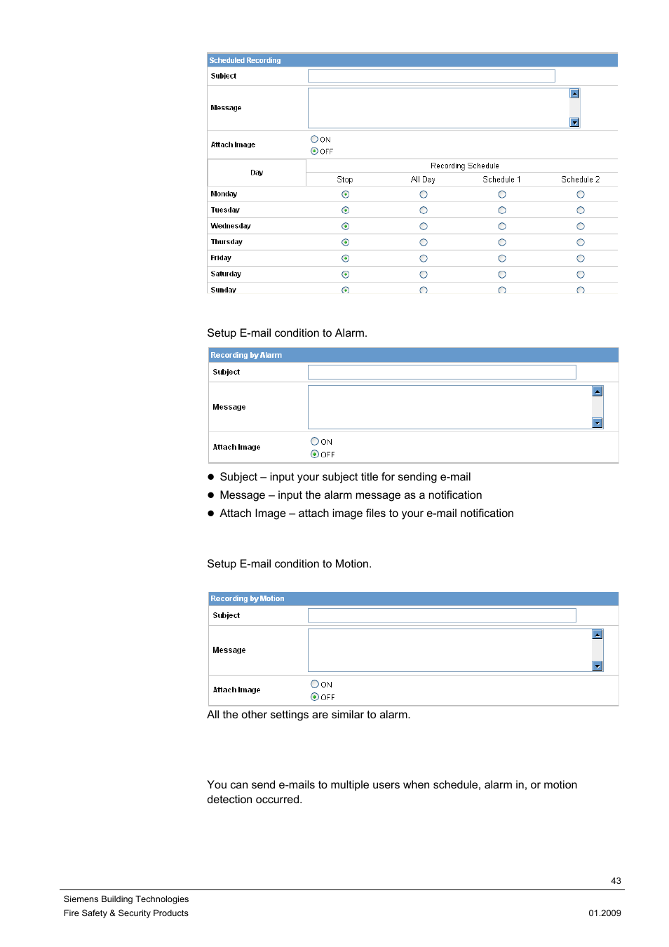 Siemens CCMX1315-LP User Manual | Page 43 / 60