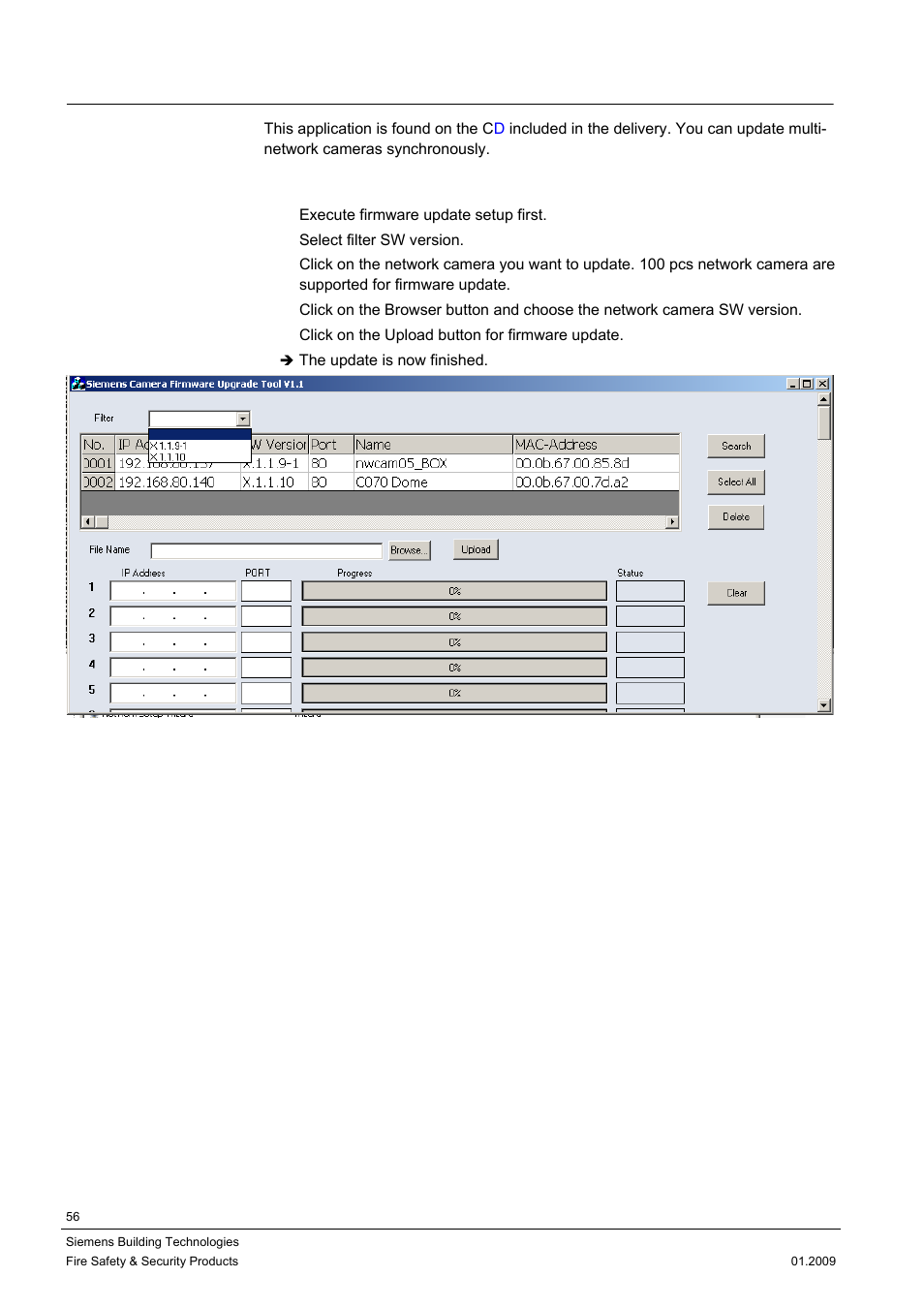 3 firmware update setup | Siemens CCMX1315-LP User Manual | Page 56 / 60