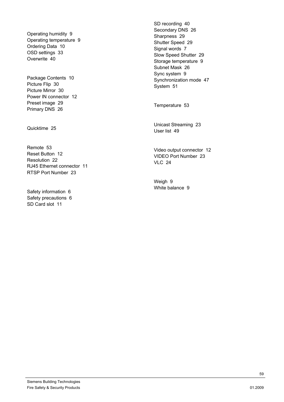 Siemens CCMX1315-LP User Manual | Page 59 / 60