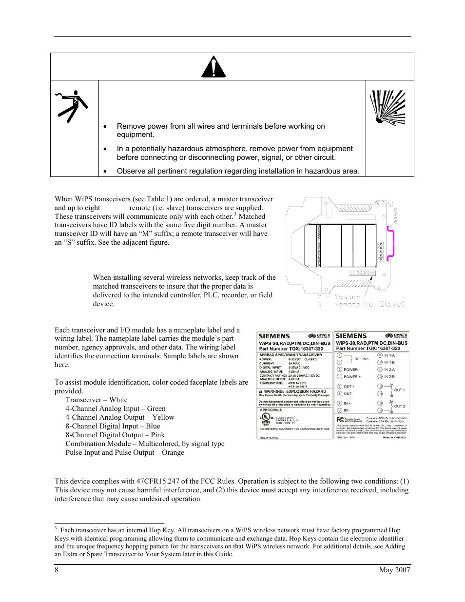 Fcc rules and compliance | Siemens IGWIPS200-1 User Manual | Page 10 / 36