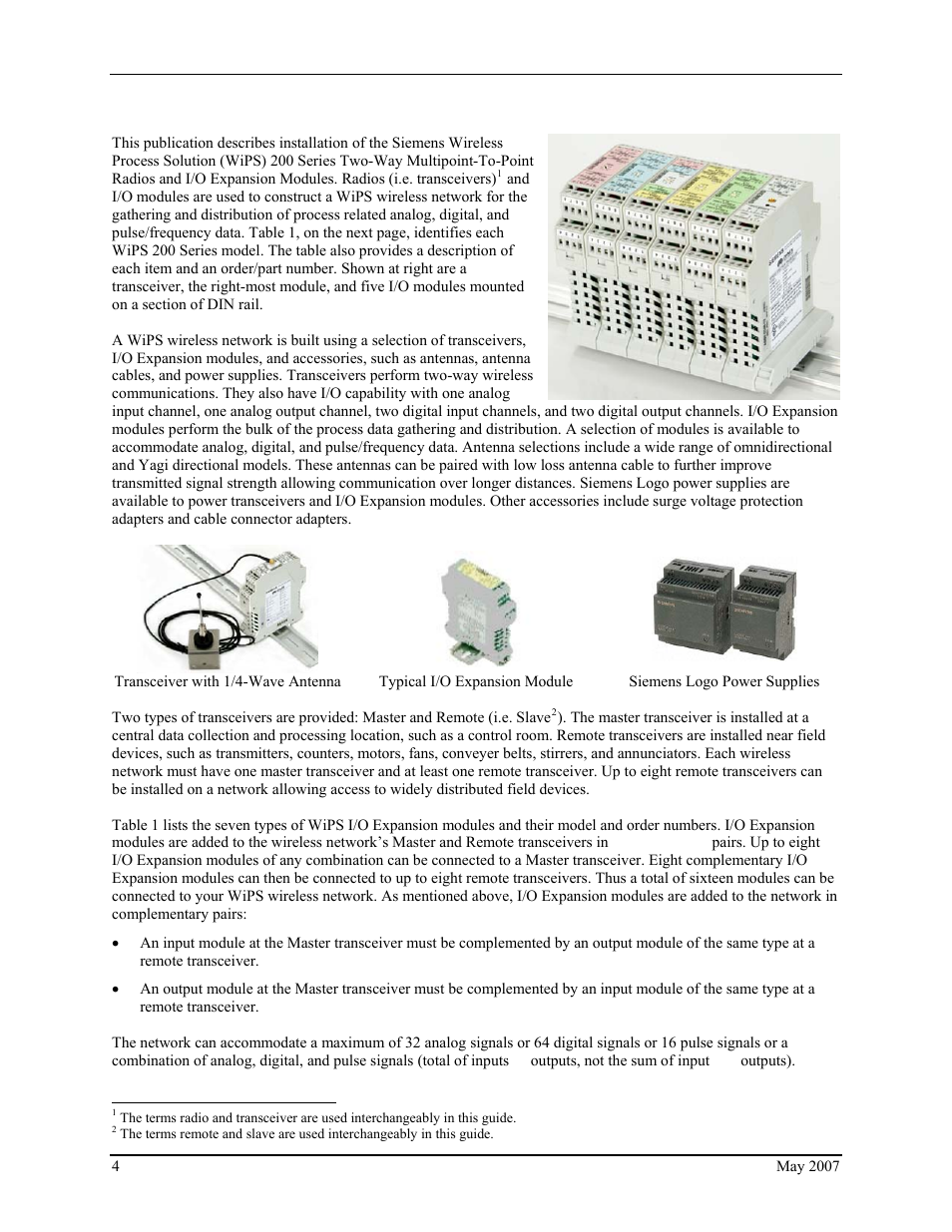 Introduction | Siemens IGWIPS200-1 User Manual | Page 6 / 36