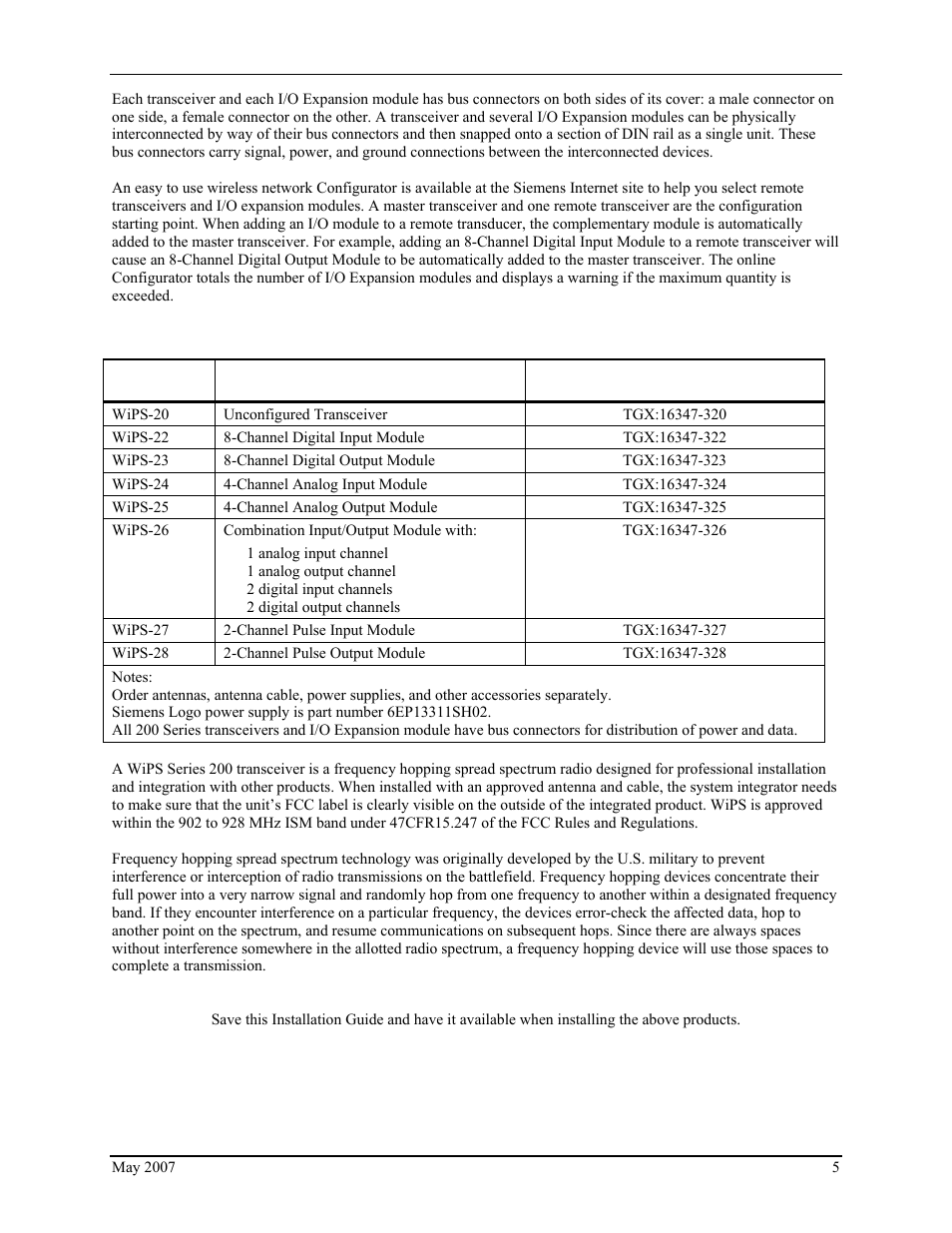 Siemens IGWIPS200-1 User Manual | Page 7 / 36