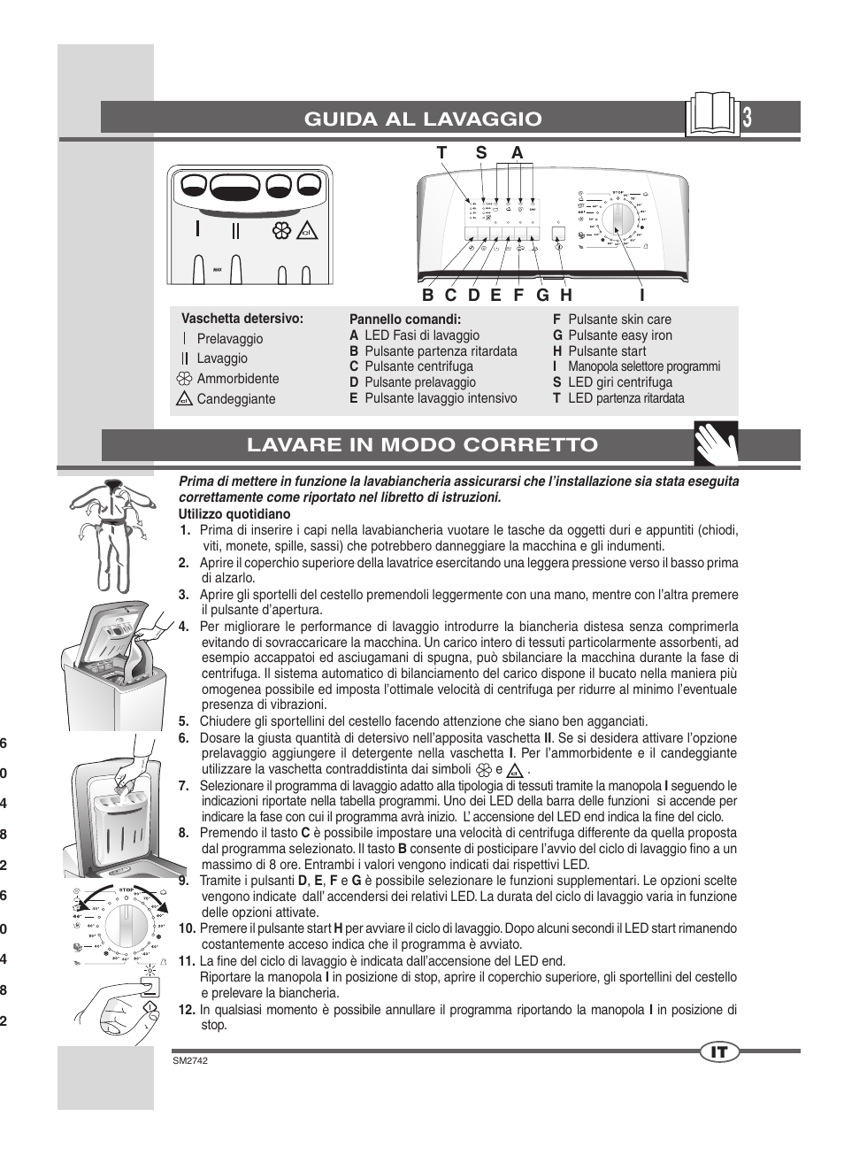 Guida al lavaggio, Modello: wdoi 1475 l lavare in modo corretto | Ardo TLN85S User Manual | Page 3 / 44