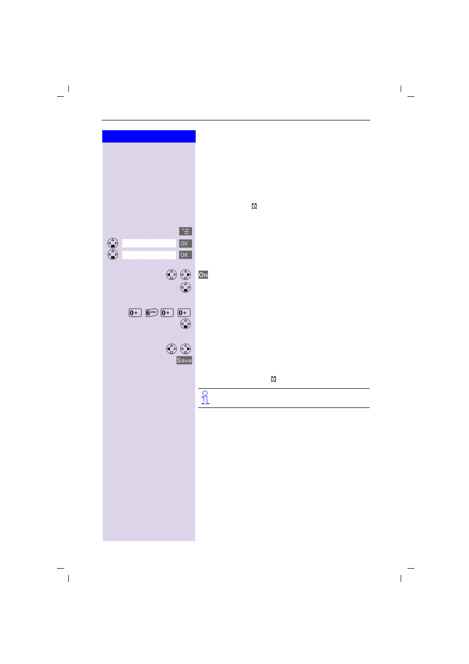 Setting the alarm clock, Activating the alarm clock | Siemens 4010 User Manual | Page 14 / 99