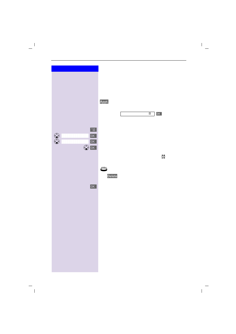 Display missed appointments and anniversaries | Siemens 4010 User Manual | Page 17 / 99