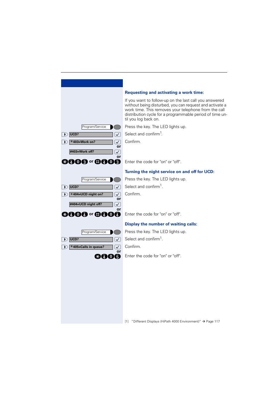 Siemens OPTIPOINT HIPATH 2000 User Manual | Page 101 / 139