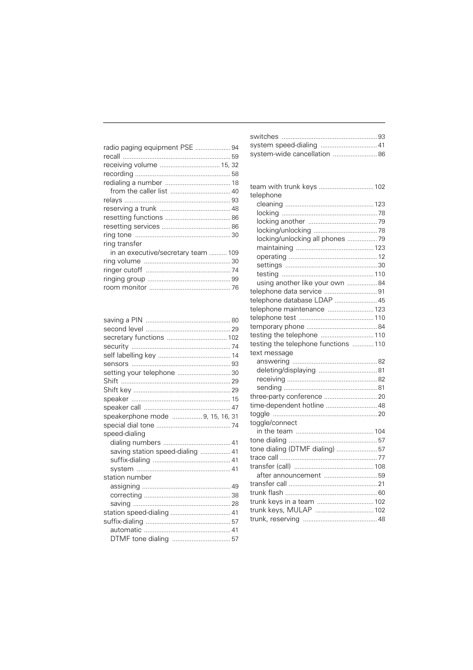 Siemens OPTIPOINT HIPATH 2000 User Manual | Page 129 / 139