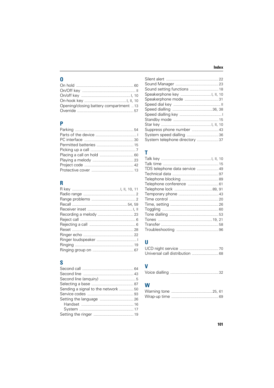 Siemens Gigaset SL1 User Manual | Page 109 / 110