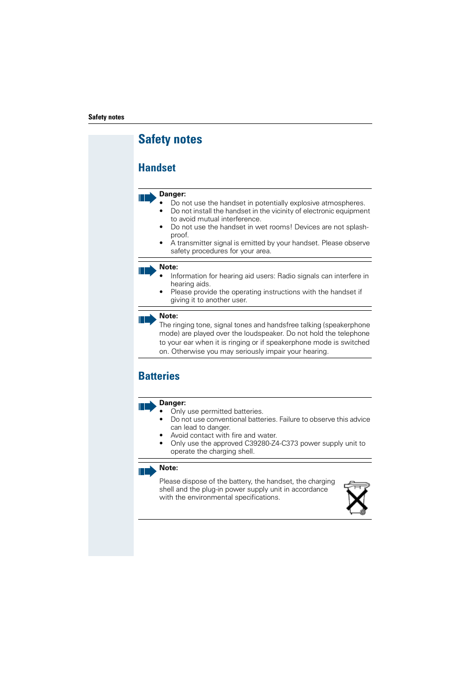 Handset batteries | Siemens Gigaset SL1 User Manual | Page 2 / 110