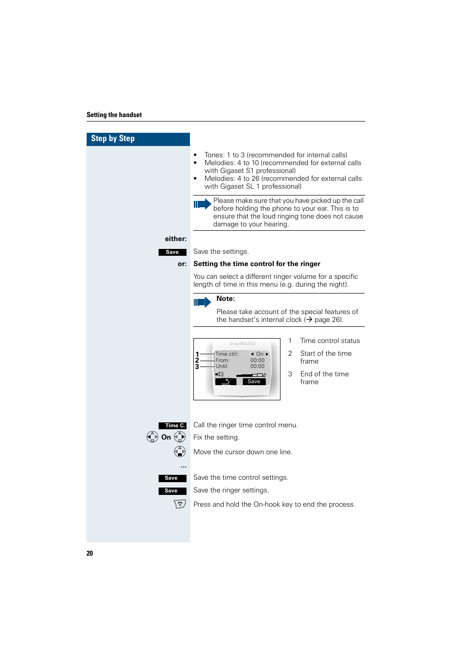 Step by step | Siemens Gigaset SL1 User Manual | Page 28 / 110