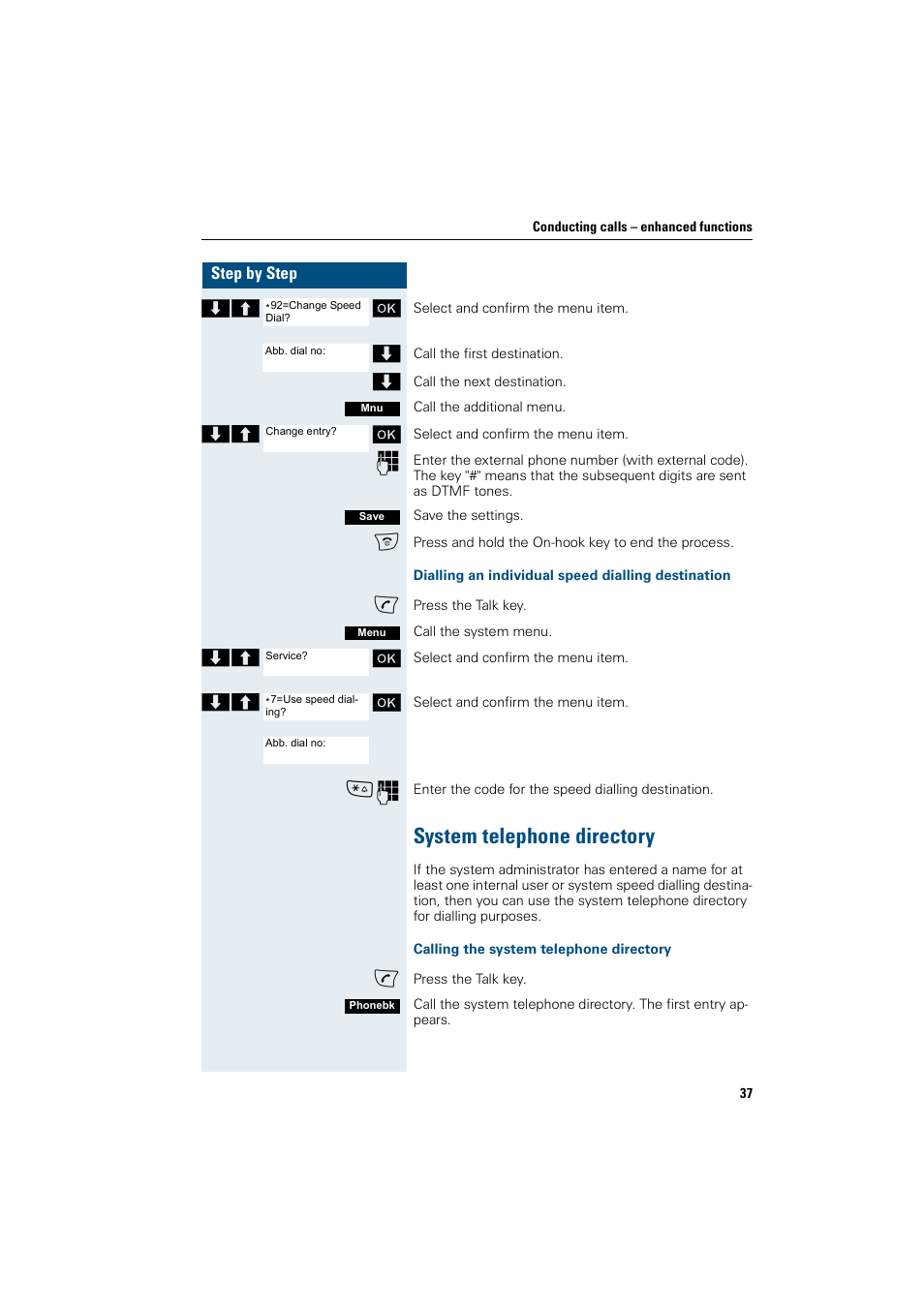 System telephone directory | Siemens Gigaset SL1 User Manual | Page 45 / 110