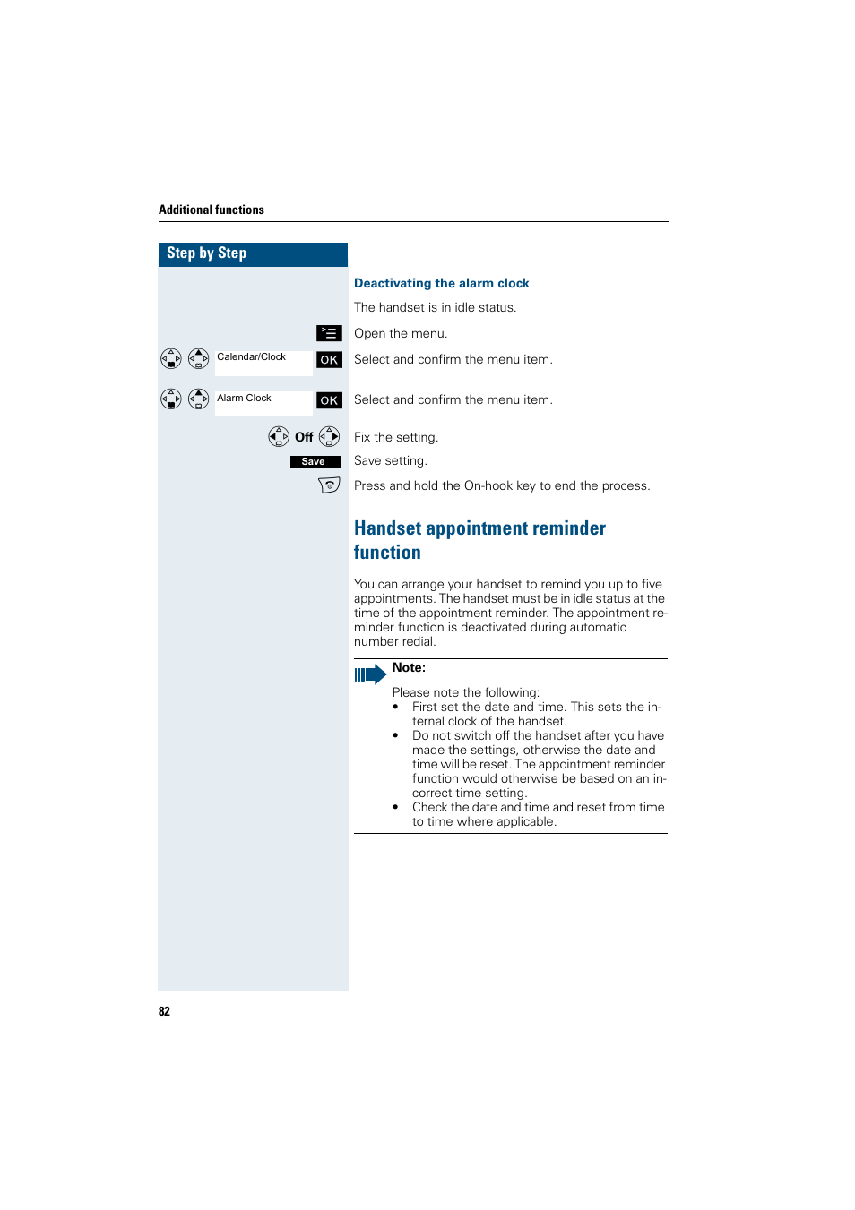 Handset appointment reminder function | Siemens Gigaset SL1 User Manual | Page 90 / 110