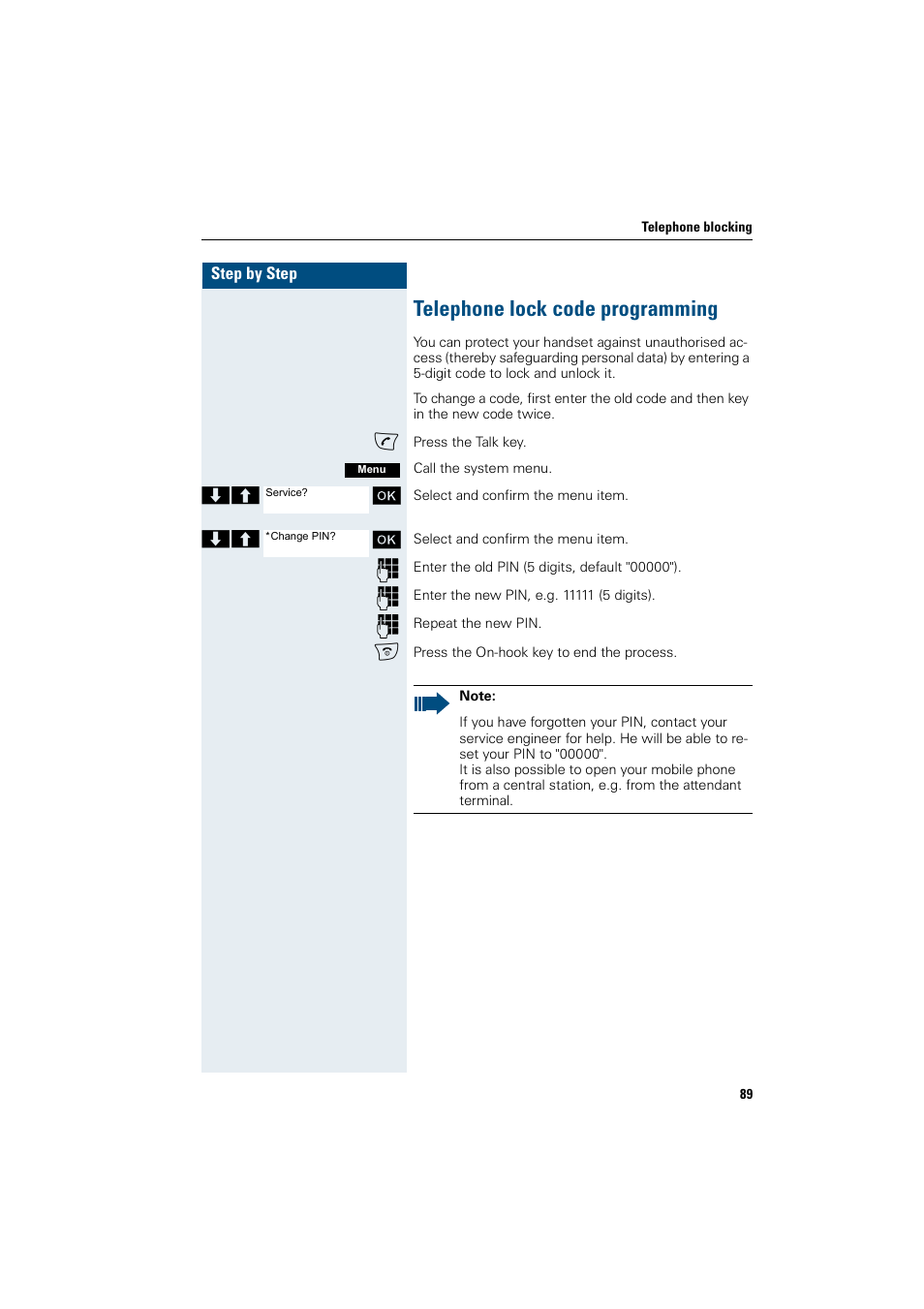 Telephone lock code programming | Siemens Gigaset SL1 User Manual | Page 97 / 110