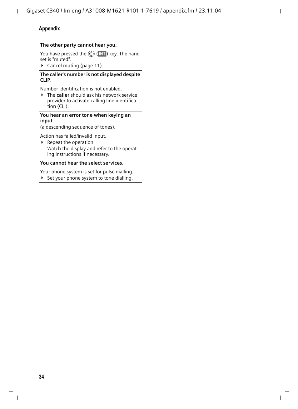 Siemens Gigaset C340 User Manual | Page 35 / 48