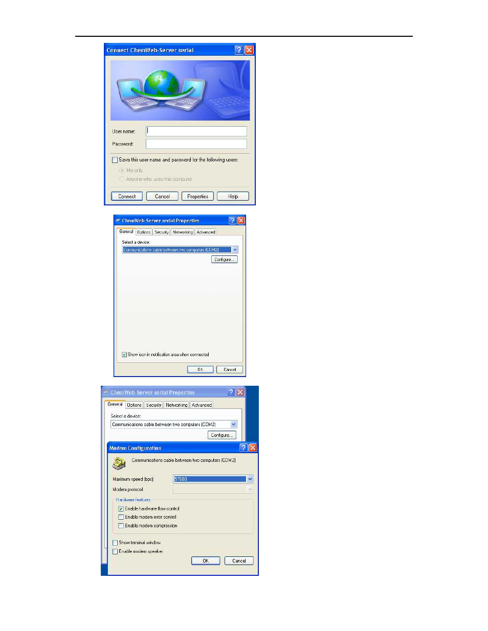 Setting the ip address of the chemweb server | Siemens Server User Manual | Page 25 / 48