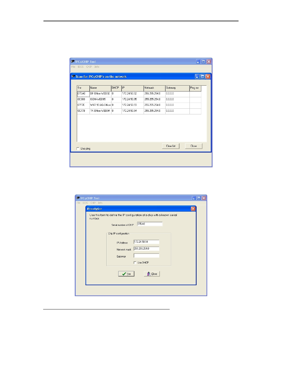 Setting the ip address of the chemweb server | Siemens Server User Manual | Page 27 / 48