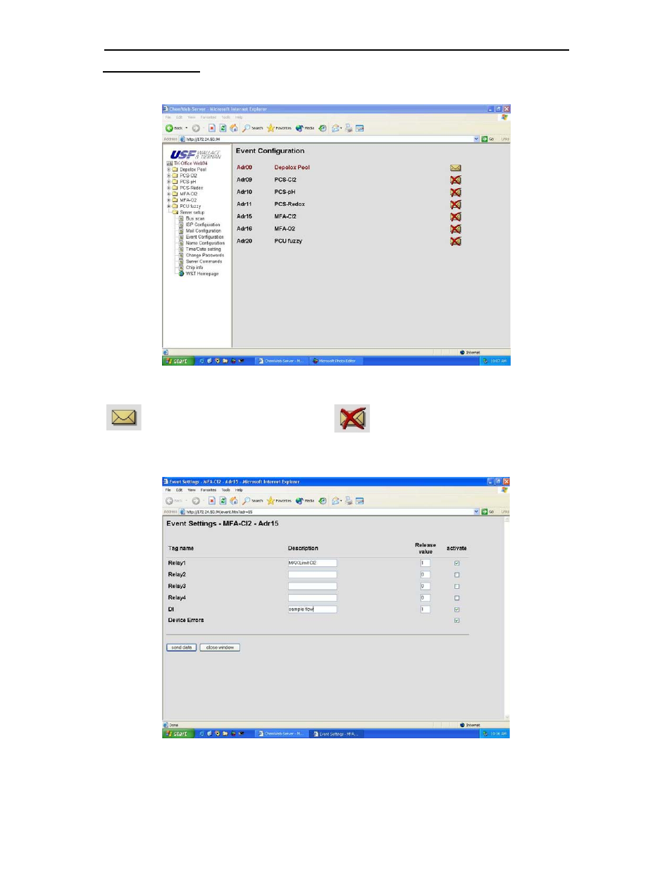 Server setup | Siemens Server User Manual | Page 32 / 48