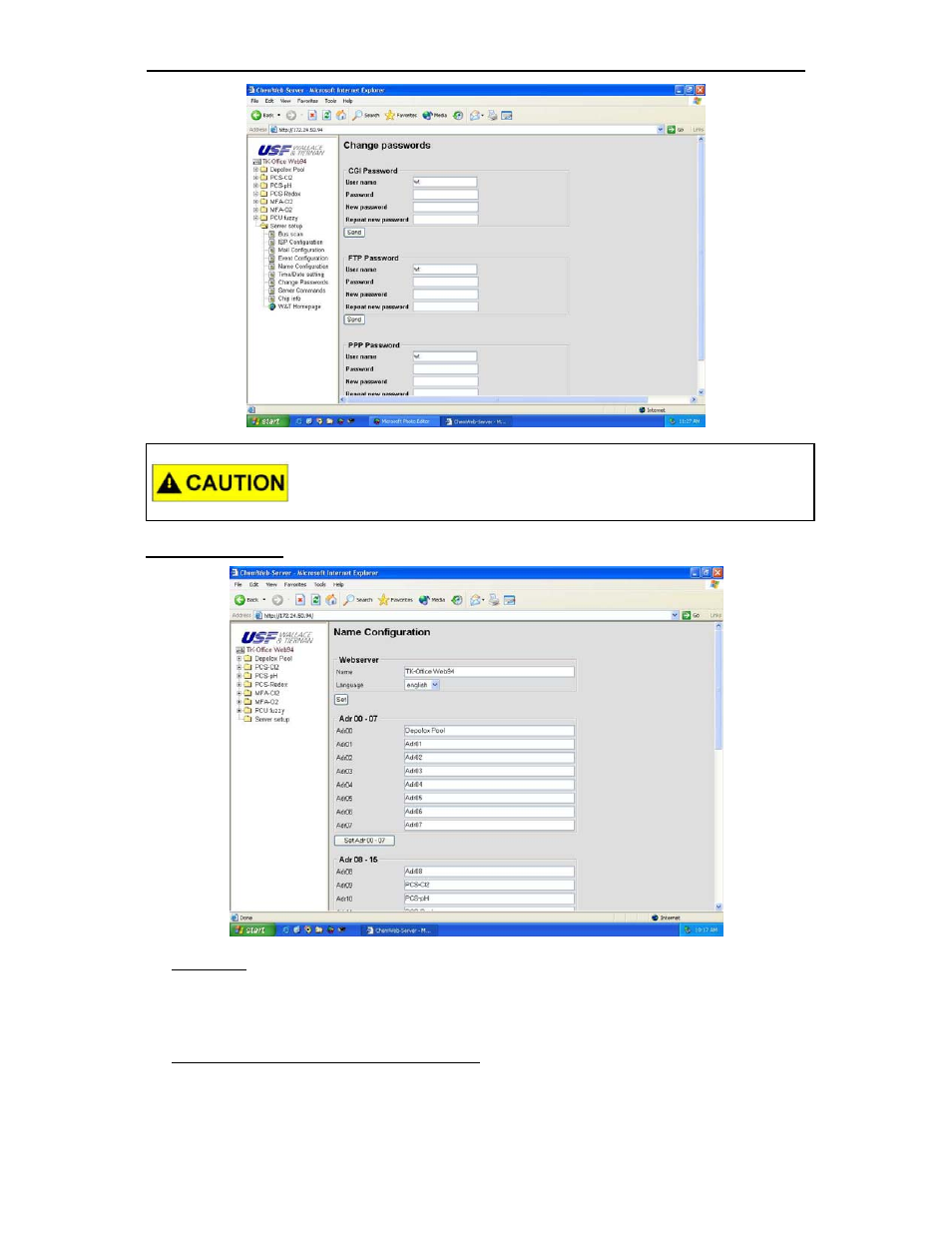 Server setup | Siemens Server User Manual | Page 35 / 48