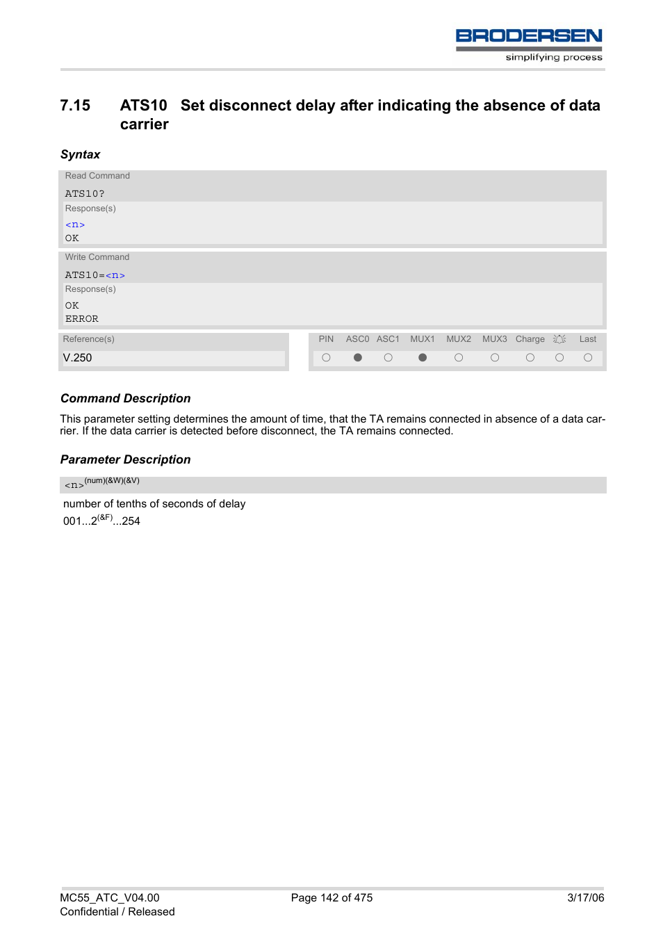 Ats10 | Siemens Brodersen MC55 AT User Manual | Page 142 / 475