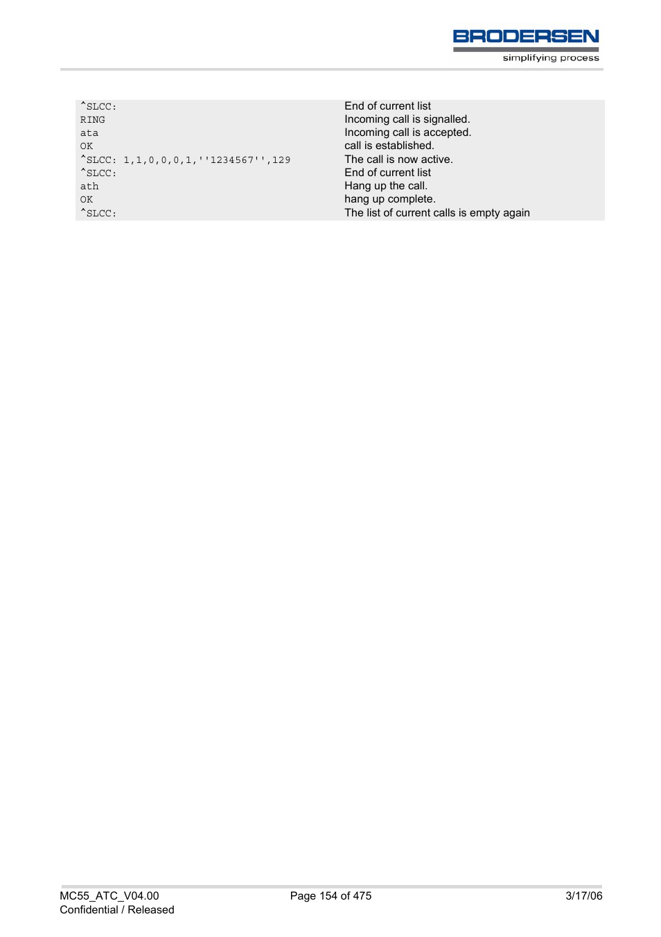 Siemens Brodersen MC55 AT User Manual | Page 154 / 475