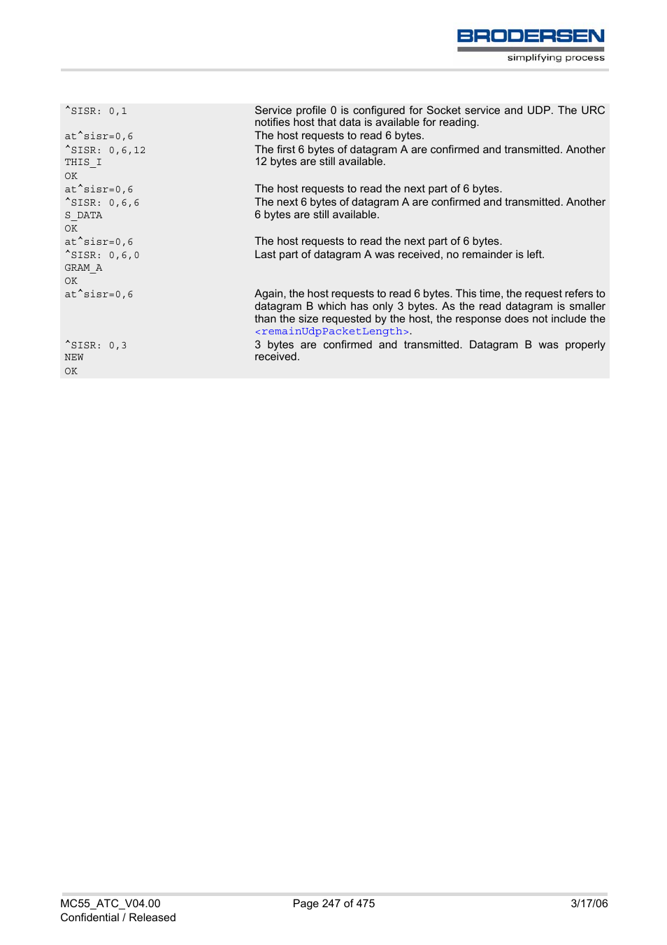 Siemens Brodersen MC55 AT User Manual | Page 247 / 475