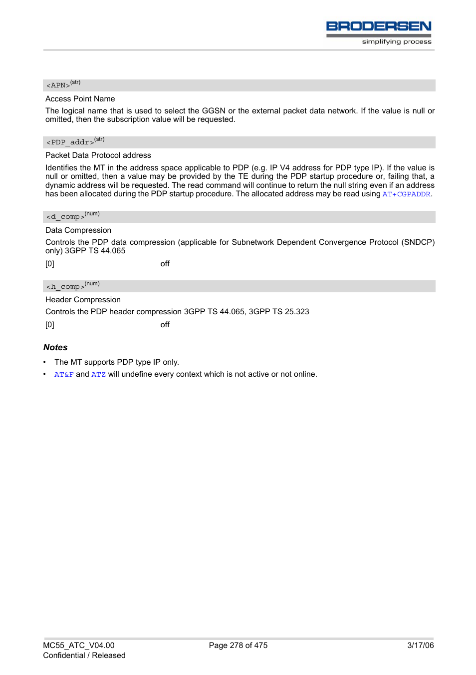 Pdp_addr, D_comp, S), (list of su | H_comp | Siemens Brodersen MC55 AT User Manual | Page 278 / 475