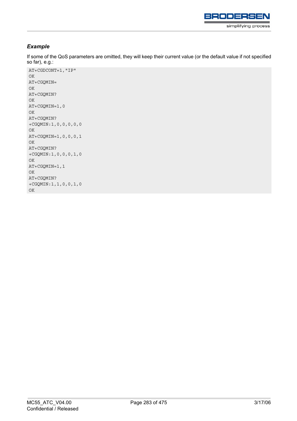 Siemens Brodersen MC55 AT User Manual | Page 283 / 475