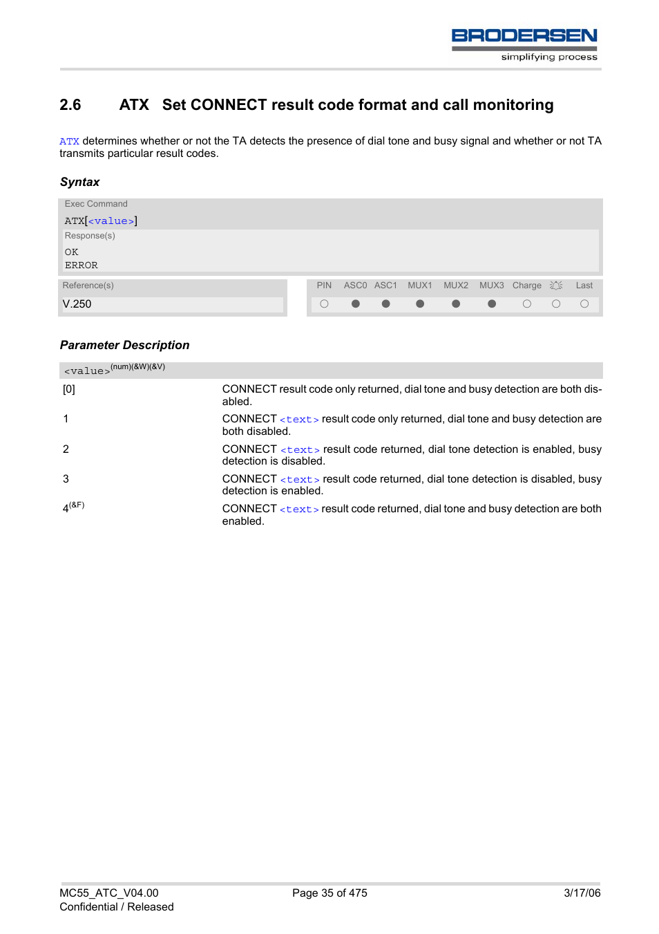 Siemens Brodersen MC55 AT User Manual | Page 35 / 475