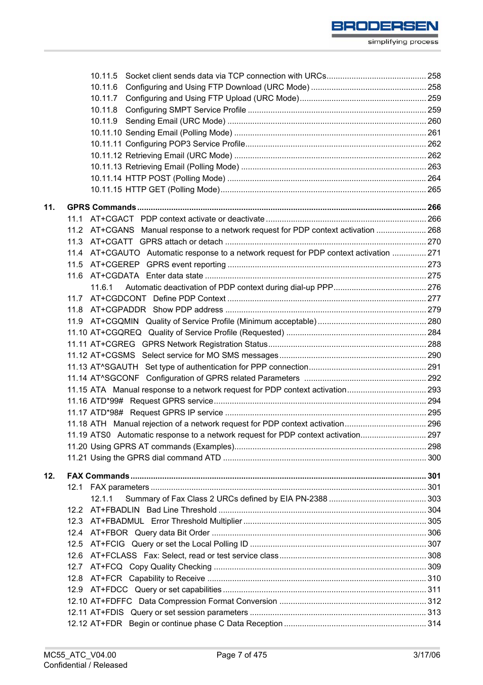 Siemens Brodersen MC55 AT User Manual | Page 7 / 475