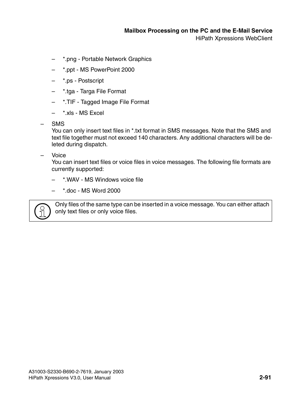 Siemens HiPath Xpressions Unified Messaging User Manual | Page 107 / 278