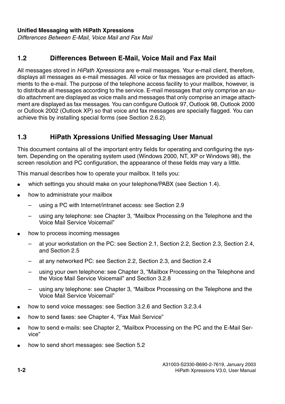 3 hipath xpressions unified messaging user manual | Siemens HiPath Xpressions Unified Messaging User Manual | Page 12 / 278