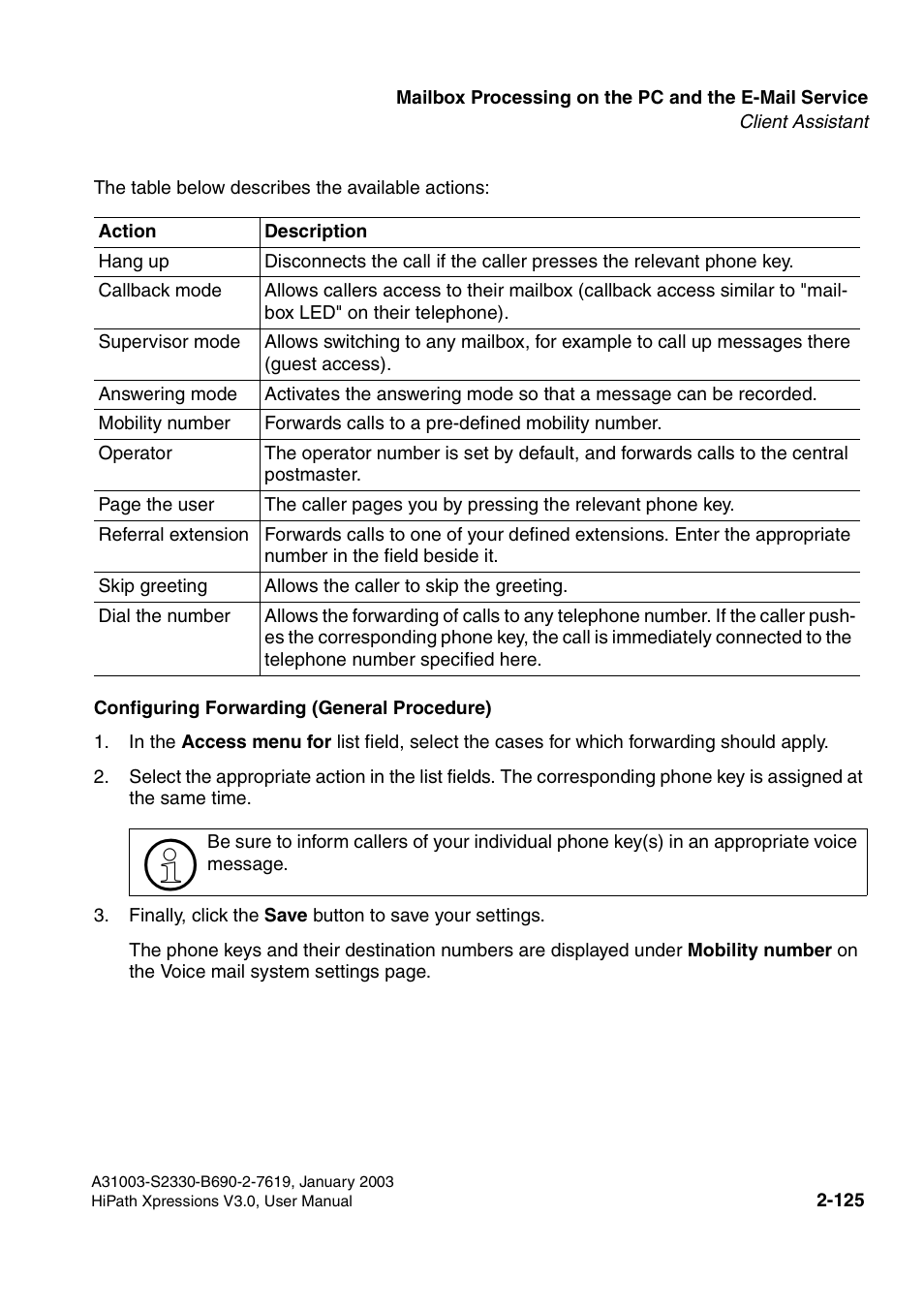 Siemens HiPath Xpressions Unified Messaging User Manual | Page 141 / 278