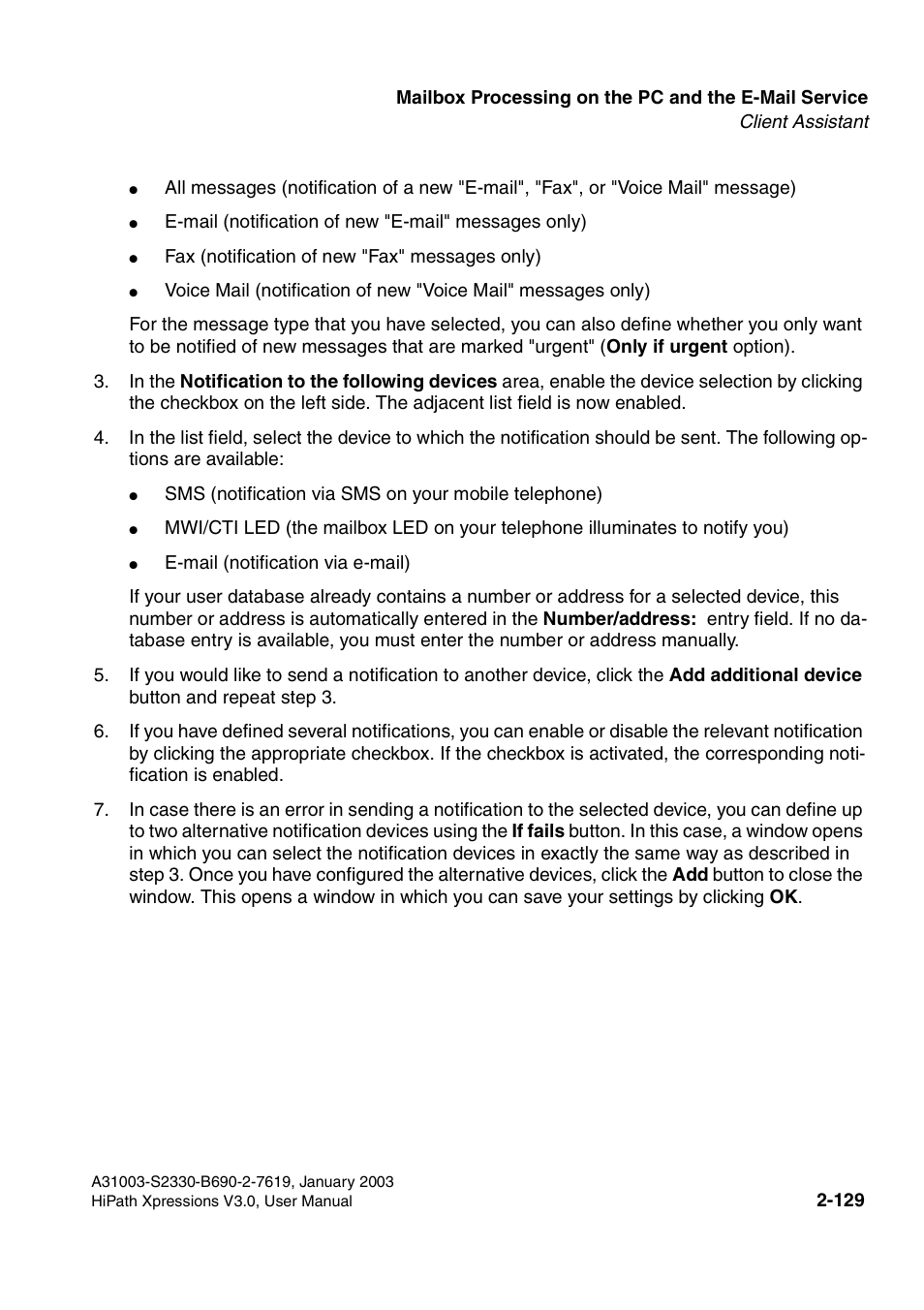 Siemens HiPath Xpressions Unified Messaging User Manual | Page 145 / 278