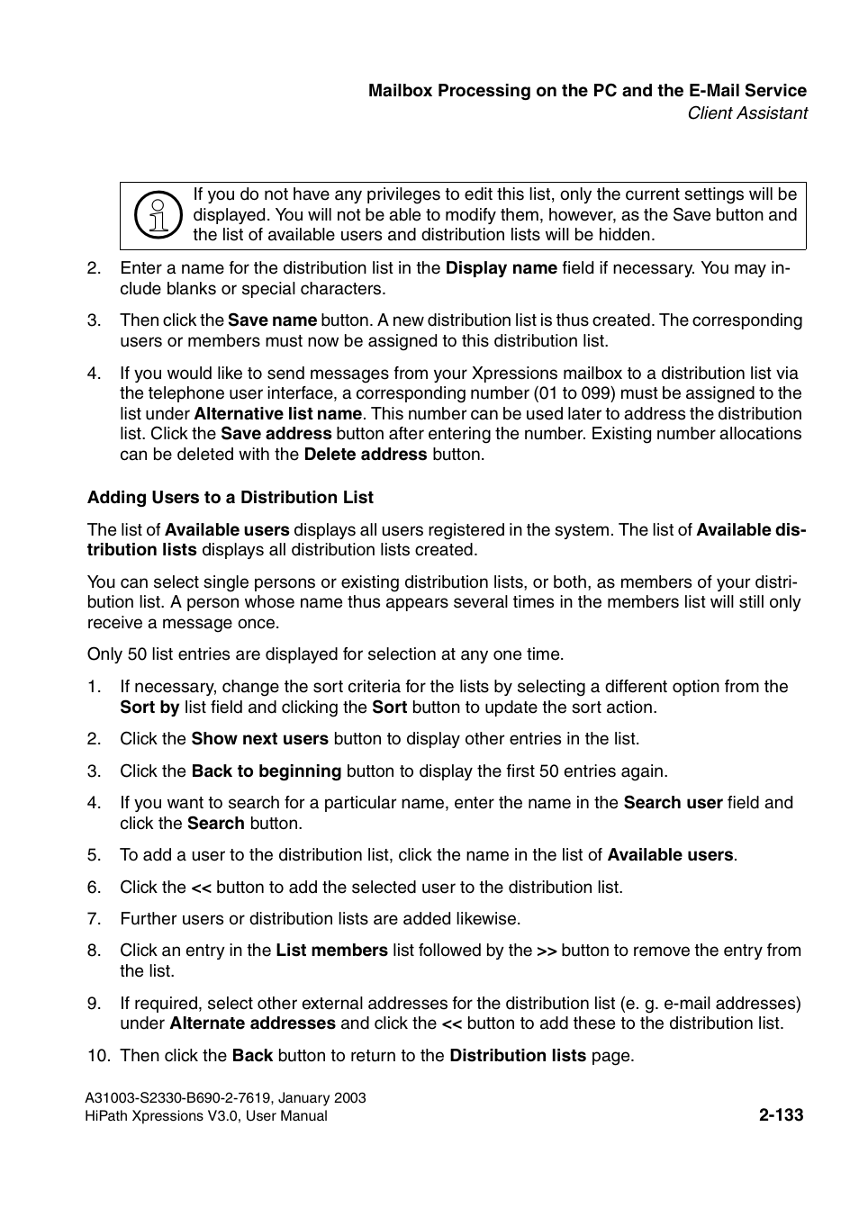 Siemens HiPath Xpressions Unified Messaging User Manual | Page 149 / 278